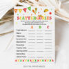 Scattergorries Mexican Baby Shower Game