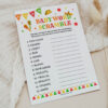 Word Scramble Game Mexican Baby Shower