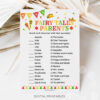 Fairy Tales Parents Mexican Baby Shower Game