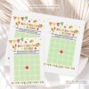 Bingo Mexican Baby Shower Game - Printable Fiesta Baby Shower Game