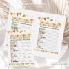 Emoji Pictionary Mexican Baby Shower Game - Printable Fiesta Baby Shower Game