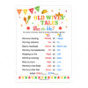 Old Wives Tales Mexican Baby Shower Game