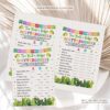 Taco Baby Shower Scattergories Game - Perfect for Your Taco Bout Baby Shower Celebration!