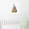 Fantasy Green Castle Nursery Wall Art