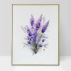 Watercolor Lavender Wall Art Printable Poster