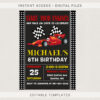 Birthday Party Race Car Invitation Template