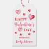 Happy Valentine's Day Tags for School Friends - Romantic Love Labels for Him and Her