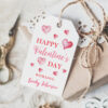 Happy Valentine's Day Tags for School Friends - Romantic Love Labels for Him and Her