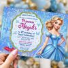 Cinderella invitation for Princess Birthday Party