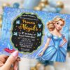 Cinderella invitation for Princess Birthday Party