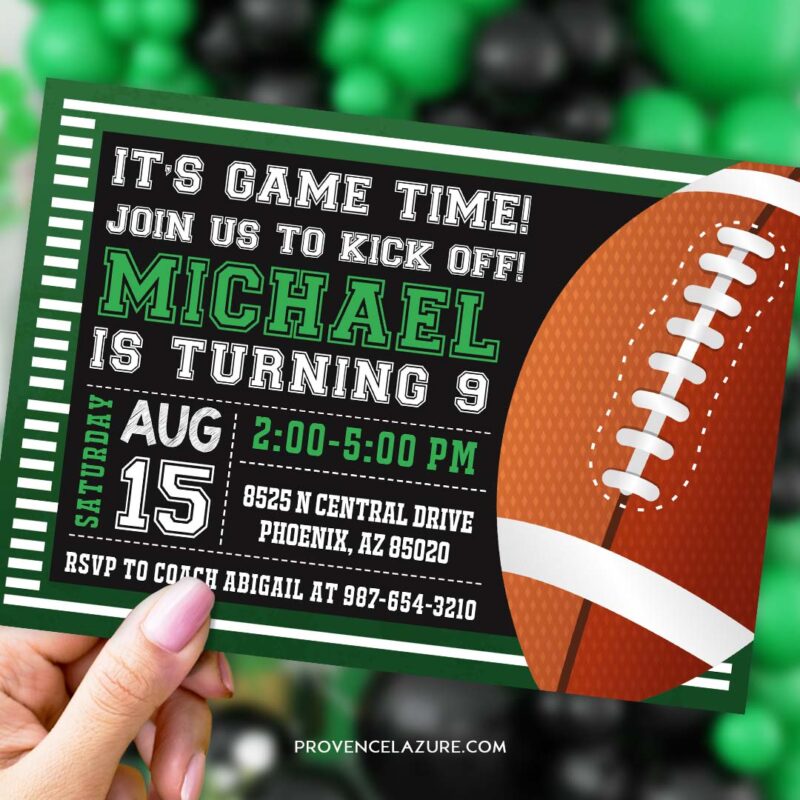 Football Invitation