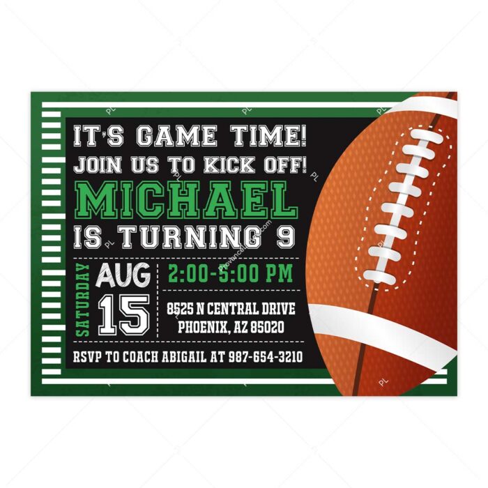 Football Invitation