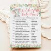 Girl Elephant Baby Shower Game Celebrity Baby Names