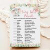 Girl Elephant Baby Shower Game Fairy Tales Parents Match