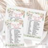 Girl Elephant Baby Shower Game Fairy Tales Parents Match